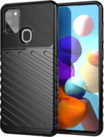 Gigapack Samsung Galaxy A21s Szilikon Tok - Fekete/Mintás