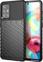Gigapack Samsung Galaxy A72 4G/A72 5G Szilikon Tok - Fekete/Mintás