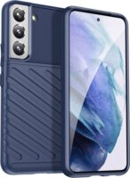 Gigapack Samsung Galaxy S22 Plus 5G Szilikon Tok - Sötétkék/Mintás