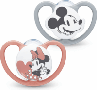 Nuk Space Disney Mickey & Minnie Mouse Játszócumi (2 db / csomag)
