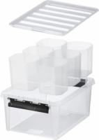 Smartstore "Classic 15" 6 Rekeszes Tárolódoboz 21,6L - Átlátszó