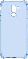 Gigapack Samsung Galaxy A6+ (2018) Szilikon Tok - Átlátszó/Kék
