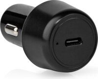 Nedis USB-C Autós töltő - Fekete (30W)