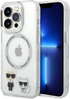 Karl Lagerfeld Karl&Choupette Apple iPhone 14 Pro Max MagSafe Tok - Átlátszó