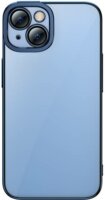 Baseus Glitter Apple iPhone 14 Plus Tok - Átlátszó/Kék