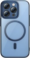 Baseus Glitter Apple iPhone 14 Pro Max Magsafe Tok - Átlátszó/Kék