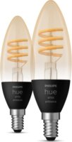 Philips Hue LED Candle izzó 4,4W 350lm 4500K E14 - Állítható fehér (2db)