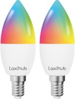 Laxihub Smart LED izzó 4,5W 350lm 6500K E14 - RGBW (2db)