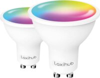 Laxihub Smart LED izzó 4,5W 350lm 6500K GU10 - RGBW (2db)