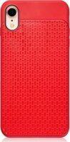 Gigapack Apple iPhone XR Szilikon Tok - Piros/Mintás