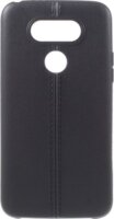 Gigapack LG G5 Szilikon Tok - Fekete/Varrás minta
