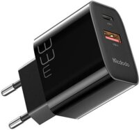Mcdodo CH-0922 USB-A/USB-C Hálózati töltő - Fekete (33W)