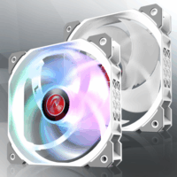 Raijintek Ageras 12 White ARGB-2 PWM RGB Rendszerhűtő (2db/csomag)