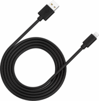 Canyon MFI C48 USB-A apa - Lightning apa 2.0 Adat és töltőkábel - Fekete (2m)