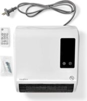 Nedis HTBA20WT Fali Elektromos Hősugárzó fürdőszoba fűtés távirányítóval 2000W - Fehér