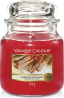 Yankee Candle Sparkling Cinnamon Illatgyertya 411g