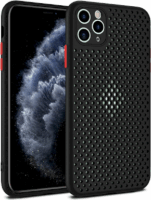 Fusion Breathe Apple iPhone 12 Pro Max Szilikon Tok - Fekete