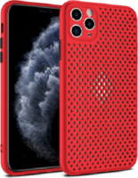 Fusion Breathe Apple iPhone 12 Pro Max Szilikon Tok - Piros
