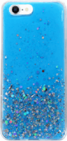 Fusion Glue Glitter Huawei P40 Lite Szilikon Tok - Mintás/Kék