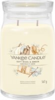 Yankee Candle Signature Soft Wool & Amber Illatgyertya 567g