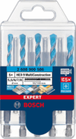 Bosch Expert HEX-9 MultiConstruction Fúrószár készlet 165x47x10mm (5 db / csomag)