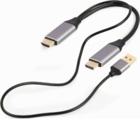 Cablexpert A-HDMIM-DPM-01 HDMI 2.0 - DisplayPort 1.4 Aktív adapterkábel 2m - Fekete