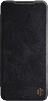 Nillkin Qin Samsung Galaxy A22 4G Bőr Tok - Fekete