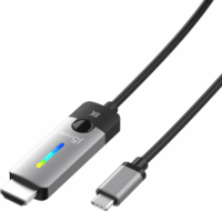 j5create JCC157 USB-C - HDMI 2.1 Kábel 1.8m - Fekete