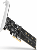Axagon PCES-SA4M2 2x belső M.2 SATA port bővítő PCIe kártya