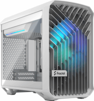 Fractal Design Torrent Nano White RGB Clear Tint Számítógépház - Fehér