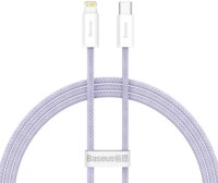 Baseus Dynamic 2 Series USB-C apa - Lightning apa 2.0 Adat és töltőkábel - Lila (1m)