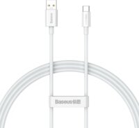 Baseus Superior Series USB-A apa - USB-C apa 2.0 Adat és töltőkábel - Fehér (1m)