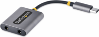 Startech USBC-AUDIO-SPLITTER USB apa - Jack anya Adapter