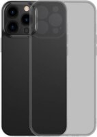 Baseus Frosted Apple iPhone 13 Pro Szilikon Tok+kijelzővédő üveg - Fekete