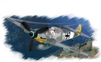 HobbyBoss Bf109 G-6 repülőgép műanyag modell (1:72)