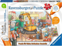 Ravensburger Apró felfedezőknek: Az építkezés - 2x12 darabos puzzle