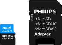 Philips 256GB microSDXC UHS-I CL10 Memóriakártya + Adapter