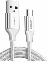 Ugreen 60133 USB-A apa - USB-C apa 3.0 Adat és töltőkábel - Fehér (2m)