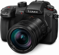 Panasonic Lumix GH5M2 Digitális fényképezőgép + LEICA DG Vario-Elmarit 12-60 KIT - Fekete