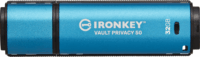 Kingston 32GB IronKey Vault Privacy 50 USB Type-C Pendrive - Kék