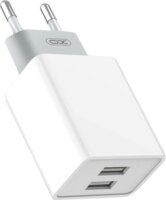 XO L65 2x USB-A Hálózati töltő - Fehér