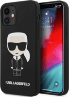 Karl Lagerfeld Head Apple iPhone 12 Mini Black