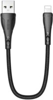 Mcdodo CA-7440 USB-A apa - Lightning apa 2.0 Adat és töltő kábel - Fekete (0.2m)