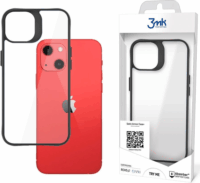 3mk Satin Armor Case+ Apple iPhone 13 mini Szilikon Tok - Átlátszó/Fekete