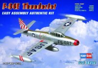 HobbyBoss F-84E Thunderjet vadászrepülőgép műanyag modell (1:72)