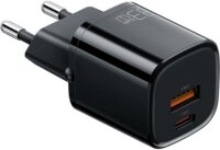 Mcdodo Nano GaN USB-A/USB-C Hálózati töltú - Fekete (33W)