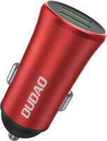 Dudao R6S 2x USB-A Autós töltő - Piros (17W)