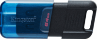 Kingston DataTraveler 80 M USB-C 3.2 Gen 1 64GB Pendrive - Fekete/Kék