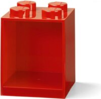 LEGO Brick 4 Fali polc - Piros