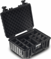 B&W Type 5000 Fotós bőrönd elválasztókkal - Fekete
